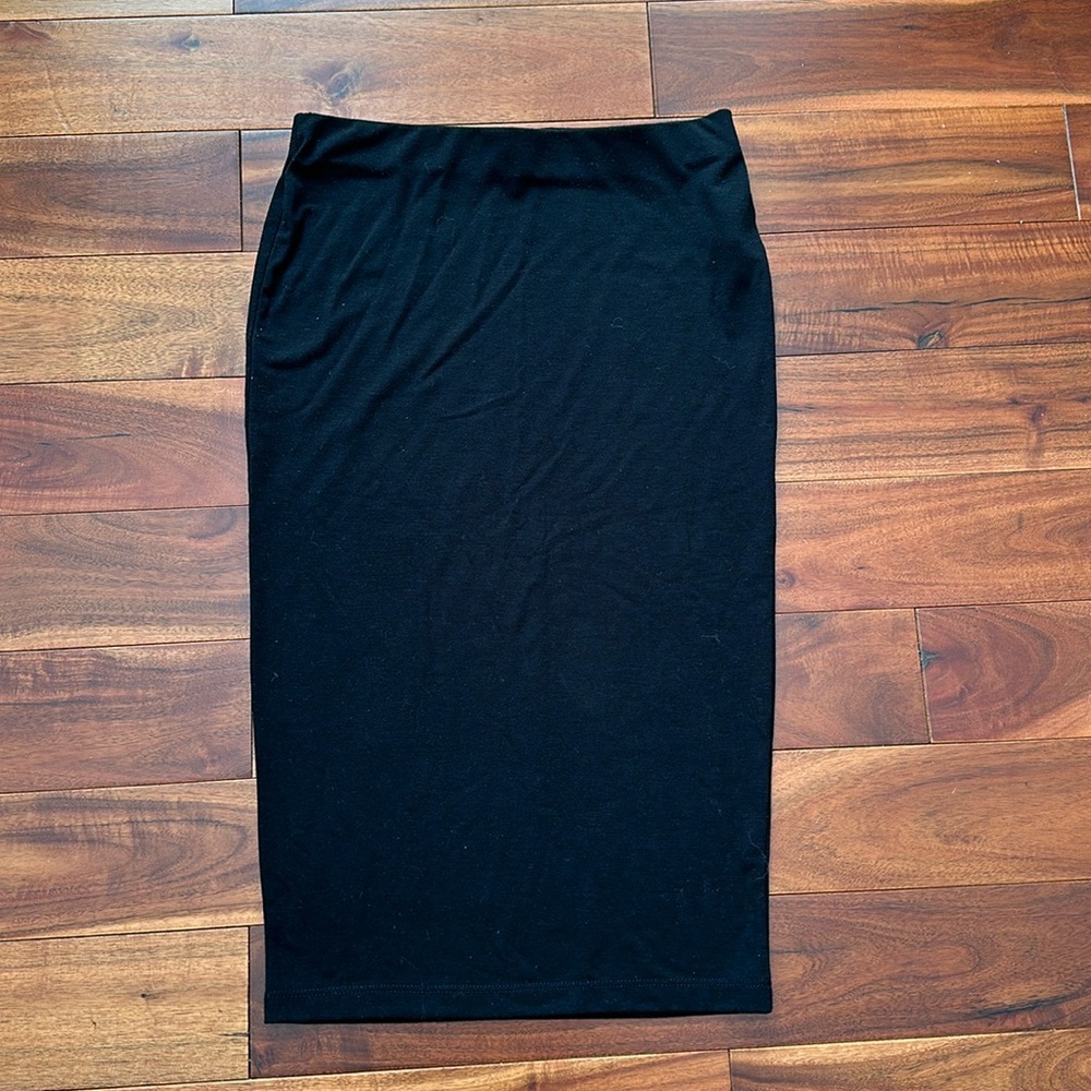 Black Midi Skirt